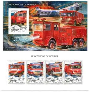 Djibouti 2018 - Firefighters /Fire Engine / Les Camions de Pompier MNH** SN. - Picture 1 of 1