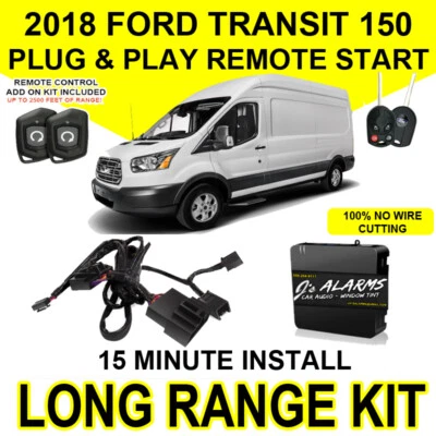 J'S ALARMS Js Alarm Remote Start Plug & Play For 2018 Ford Transit 150 250 350 FO1W