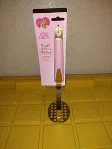 PARIS HILTON HEART POTATO MASHER STAINLESS STEEL PARIS HILTON POTATO MASHER NEW - Picture 1 of 6