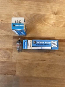Vintage NOS GE ELECTRON TUBE 6663/6AL5 Lot Of 2 UN-TESTED - Picture 1 of 4