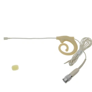 Pro Ear Hook Headset Microphone For Audio-Technica BeltPack Hirose-4Pin Snail - Picture 1 of 6