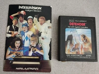 DEFENDER Atari 2600 Video Game - TESTED, InTellevision Brochure, 1982 Mattel - Image 1 of 3