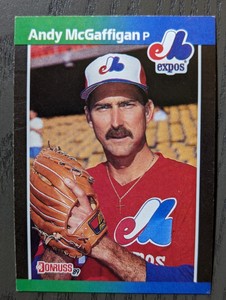Andy McGaffigan - 1989 Donruss #338 - Montreal Expos - Buy More & Save!