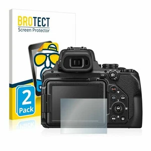 Nikon Coolpix P1000, 2x BROTECT® Matte Screen Protector, anti-glare, hard-coated - Picture 1 of 7
