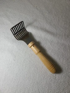 My Mothers Potato Masher & Beater, W/ Wood Handle Good Condition - Picture 1 of 6