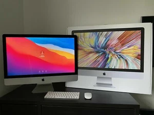  Apple IMAC 27 "✅ 5K Retina Usb-C ✅ 3.8GHz 1TB Fusion 64GB RAM 4GB Gc ✅ Studio - Bild 1 von 17