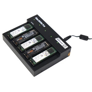 EZ Dupe 1 to 4 M.2 NVMe & NGFF SATA Duplicator - 22mm M-Key M+B B-Key SSD Copier - Afbeelding 1 van 6
