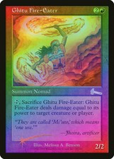 Ghitu Fire-Eater FOIL Urza's Legacy HEAVILY PLD Red Uncommon MAGIC CARD ABUGames