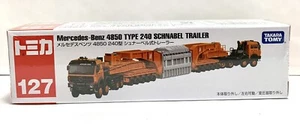 Takara Tomy / Tomica No.127 Mercedes-Benz 4850 Type 240 Schnabel Trailer - Picture 1 of 4
