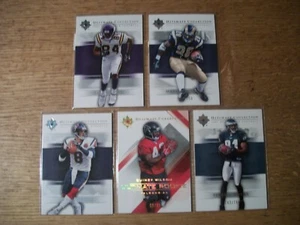 2004 UD ULTIMATE COLLECTION lot of 5 cards David Carr/10,Owens,Faulk,Moss,Wilson - Picture 1 of 1