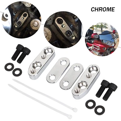 Adjustable Handlebar Risers Adapter Fit For Honda Goldwing 1800 GL1800 2001-2017 Foto 1 de 4