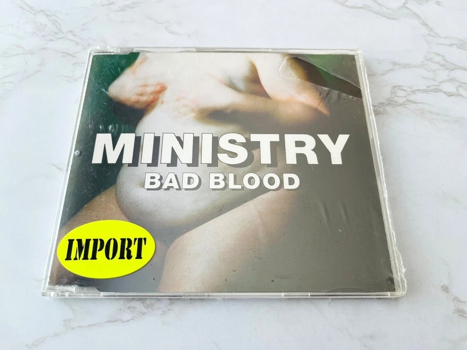 Ministry Bad Blood CD Single SEALED! GERMANY IMPORT! 1999 Warner Happy Dust OOP! Foto 1 de 2