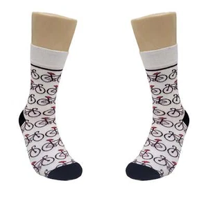 Bicycle Pattern Socks from the Sock Panda (Adult Small) - Picture 1 of 3