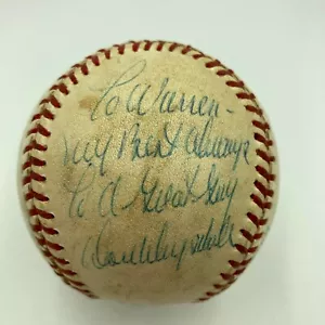 Don Drysdale Signed Game Used Vintage American League Baseball PSA DNA COA - Picture 1 of 4