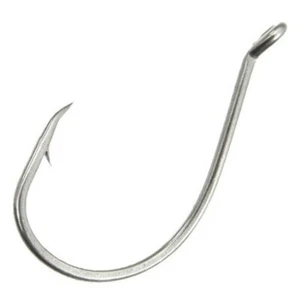 Mustad Hooks 92553-NI-2-50 Octopus Beak Silver Hook Size #2 50 Pack - Picture 1 of 1