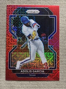 Adolis Garcia 2022 Panini Prizm - Tier II Red Mojo Prizm #142 /149 - Picture 1 of 3