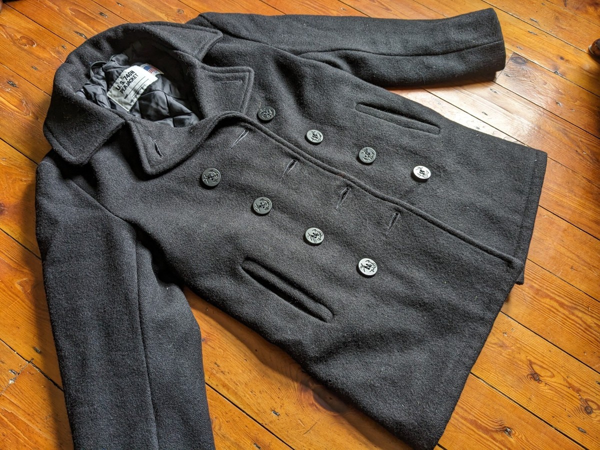 Schott USA 736A シングルPコート グレーsize36 日本M相当 Schott ショット USA 736A シングルPコート - メルカリ