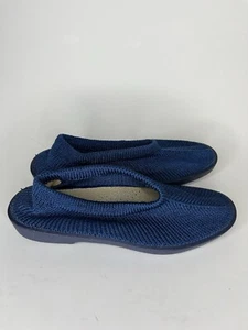 Arcopedico Shoes Flats Slippers Women Size 38 US 7 Blue Knit Textile - Picture 1 of 15