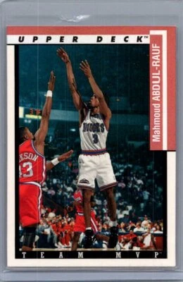 1993-94 Upper Deck #TM7 Mahmoud Abdul-Rauf Team MVP - Image 1 of 2