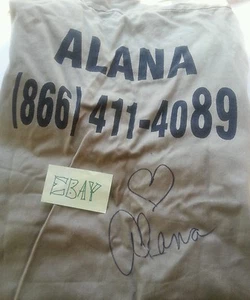 Camisa corazón autografiada de Alana Stewart - Imagen 1 de 10