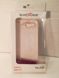 Samsung Galaxy J727 Level X Gear Womens Girls Beautiful Case Purple Silver Stars - Picture 1 of 5