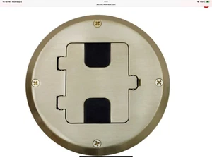 Hubbell Scatola Elettrica, Tipo Scatola da Pavimento, 1 Velocità RF515BP - Foto 1 di 1