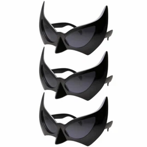 3 Pack Bat Masquerade Mask Costume Sunglasses - Picture 1 of 4