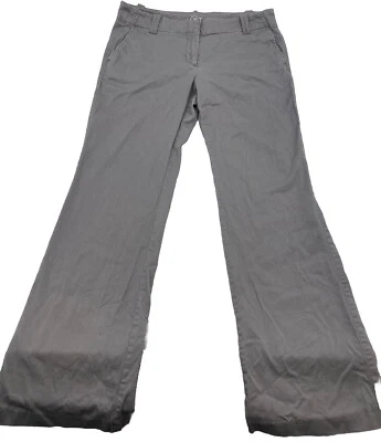 Pantalones para mujer Ann Taylor Loft 6 pantalones originales gris acampanado sólido básico - usados Foto 1 de 4