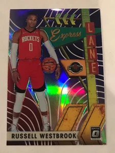Russell Westbrook 2019-20 Donruss Optic - Express Lane #7 - Prizm Purple Holo - Picture 1 of 2