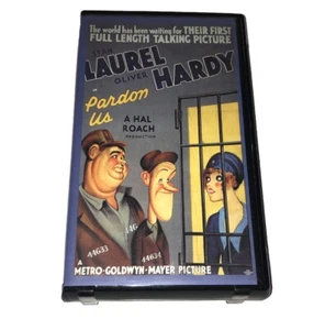 Laurel and Hardy VHS Pardon Us Nostalgia Family Video Tape Hal Roach Rare Comedy - Picture 1 of 3