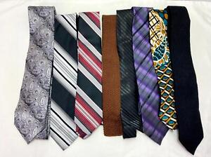 Neckties Suit Ties Eight 8 New & Used, Silk, Wool +, All High-End High Quality