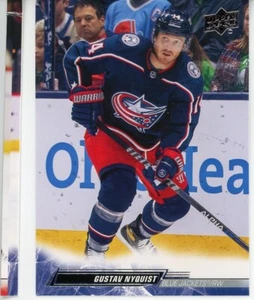 2022-23 22-23 Upper Deck UD Series 2 Gustav Nyquist ERROR MISCUT card #304 - Picture 1 of 2