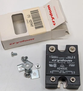 NEW Crydom A2450E Solid State Relay - 18-36VAC Input - 50A 240 V Output - Picture 1 of 2