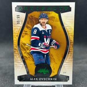 Alex Ovechkin 2023-24 Upper Deck Artifacts Emerald 99/99 Capitals #124