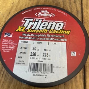 Berkley Trilene XL Smooth Casting Monofilament Clear Approximately 125 Yards - Picture 1 of 6