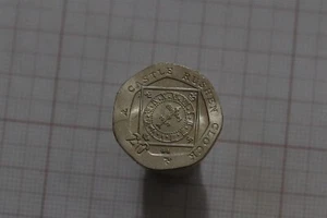🧠🇮🇲 Isle of Man 20 PENCE 2010 CASTLE RUSHEN CLOCK UNC B66 #3848 - Picture 1 of 2