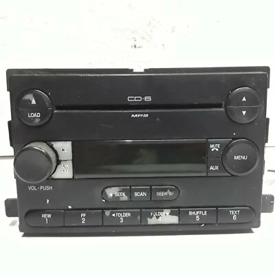 06 07 Ford Focus AM FM 6 disc CD radio receiver OEM 6S4T-18C815-AC buttons peeli - Image 1 of 3