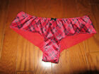 L ?? Vintage ?? Victoria's Secret ?? Panties Very Sexy Thing Satin Red Naughty