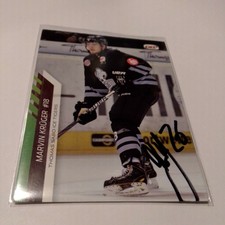 DEL Card Thomas Sabo ICE Tigers Season 2013/14 Marvin Kruger #18 Signed