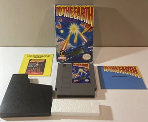 Nintendo NES Game To The Earth CIB Complete In Box - Authentic - Picture 1 of 9