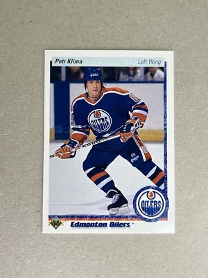 1990-91 Upper Deck Petr Klima Edmonton Oilers #282 - Image 1 of 2