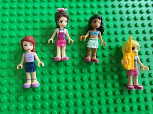 Lego Friends Minifigures Girls Lot of 4 Minifigs - Picture 1 of 5