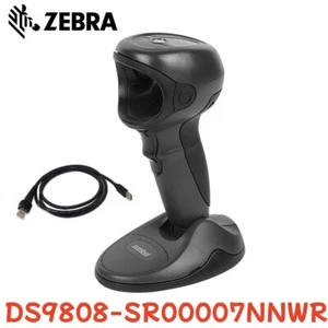 Zebra 2D Laser Handheld Barcode Scanner Reader W/ USB Cable DS9808-SR00007NNWR - Picture 1 of 11
