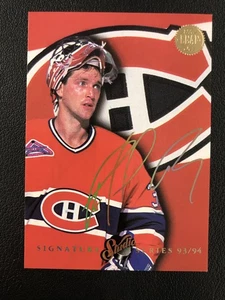 1993-94 Leaf #6 Patrick Roy Studio Signature Series Montreal Canadiens - Picture 1 of 2