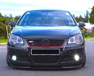 Cupra R Front Bumper Splitter Front Bumper Lip For Volkswagen Polo 9N - Picture 1 of 5