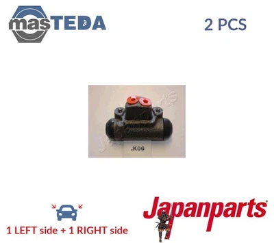 CS-K06 DRUM WHEEL BRAKE CYLINDER PAIR REAR JAPANPARTS 2PCS FOR KIA PREGIO,K2500 - Image 1 of 4