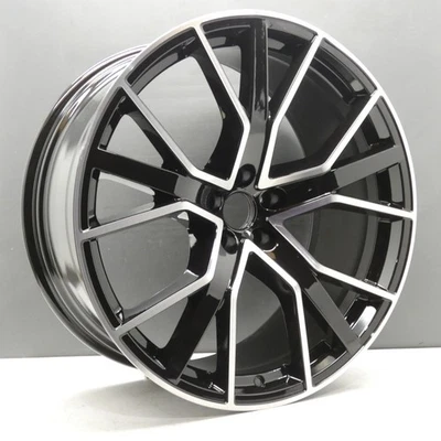 AUDI Q8 SQ8 22" ALLOY WHEEL RIM 10J ET21 4M8601025CP DIAMOND CUT GENUINE X1 - Image 1 of 4