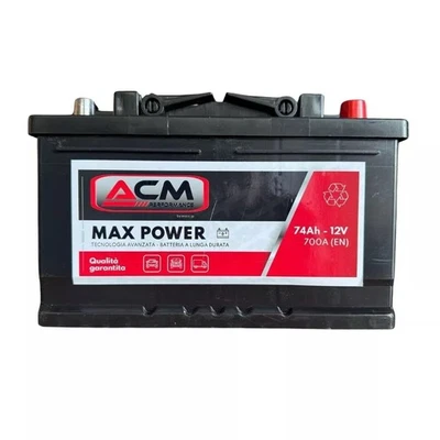 Batteria Auto 74Ah 700A 12V L3 Bassa – Compatibile Fiamm Varta Bosch Exide - Immagine 1 di 4