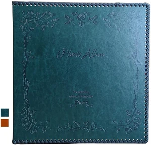 Álbum de fotos páginas autoadhesivas, página grande autoadhesiva álbum de fotos vinilo de cuero - Imagen 1 de 12