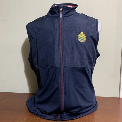 Chaleco de golf Puma Volition cubierta camuflada para hombre grande azul marino cremallera completa nuevo logotipo de palo 537473 Foto 1 de 4